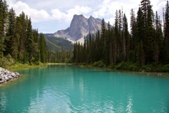 Emerald in the mountains